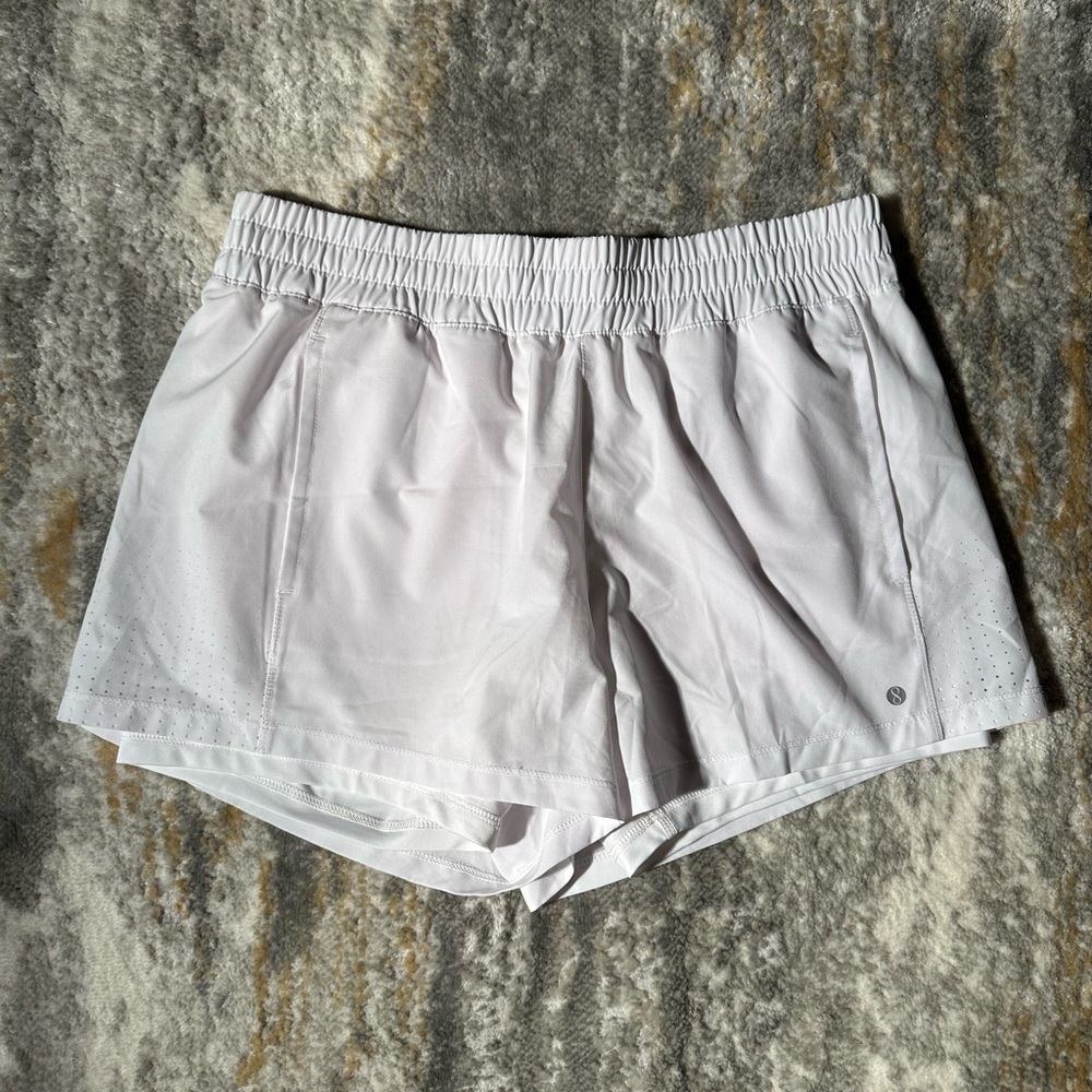 Layers White Shorts